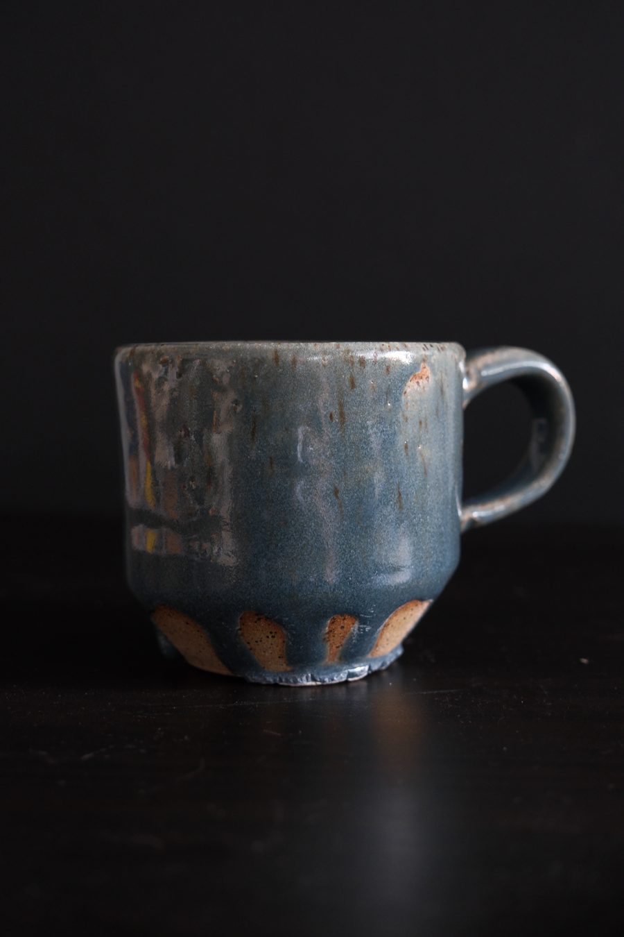 Cobalt blue mug from the Denim Blues collection