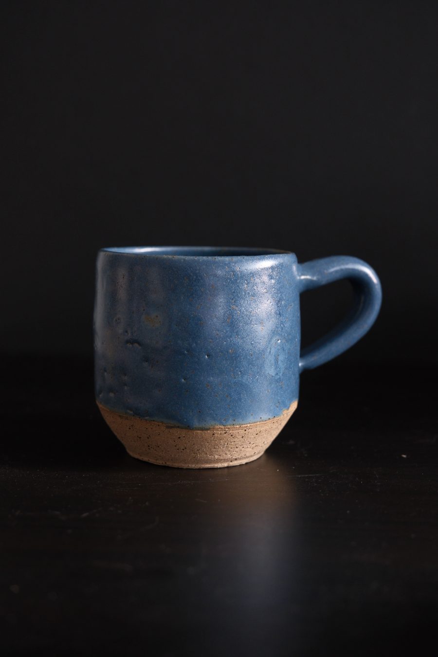 Rust and blue mug