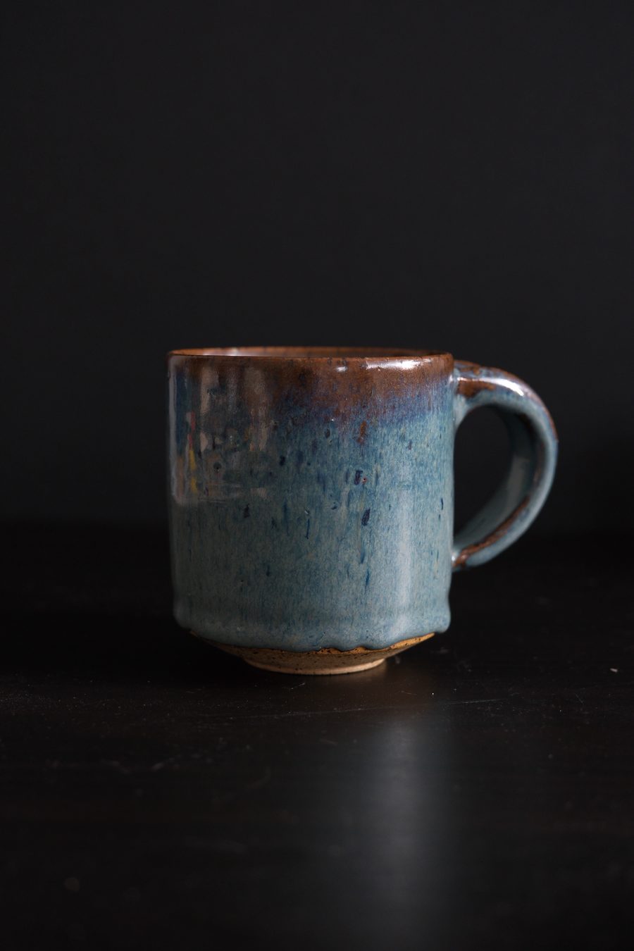 Steel blue mug